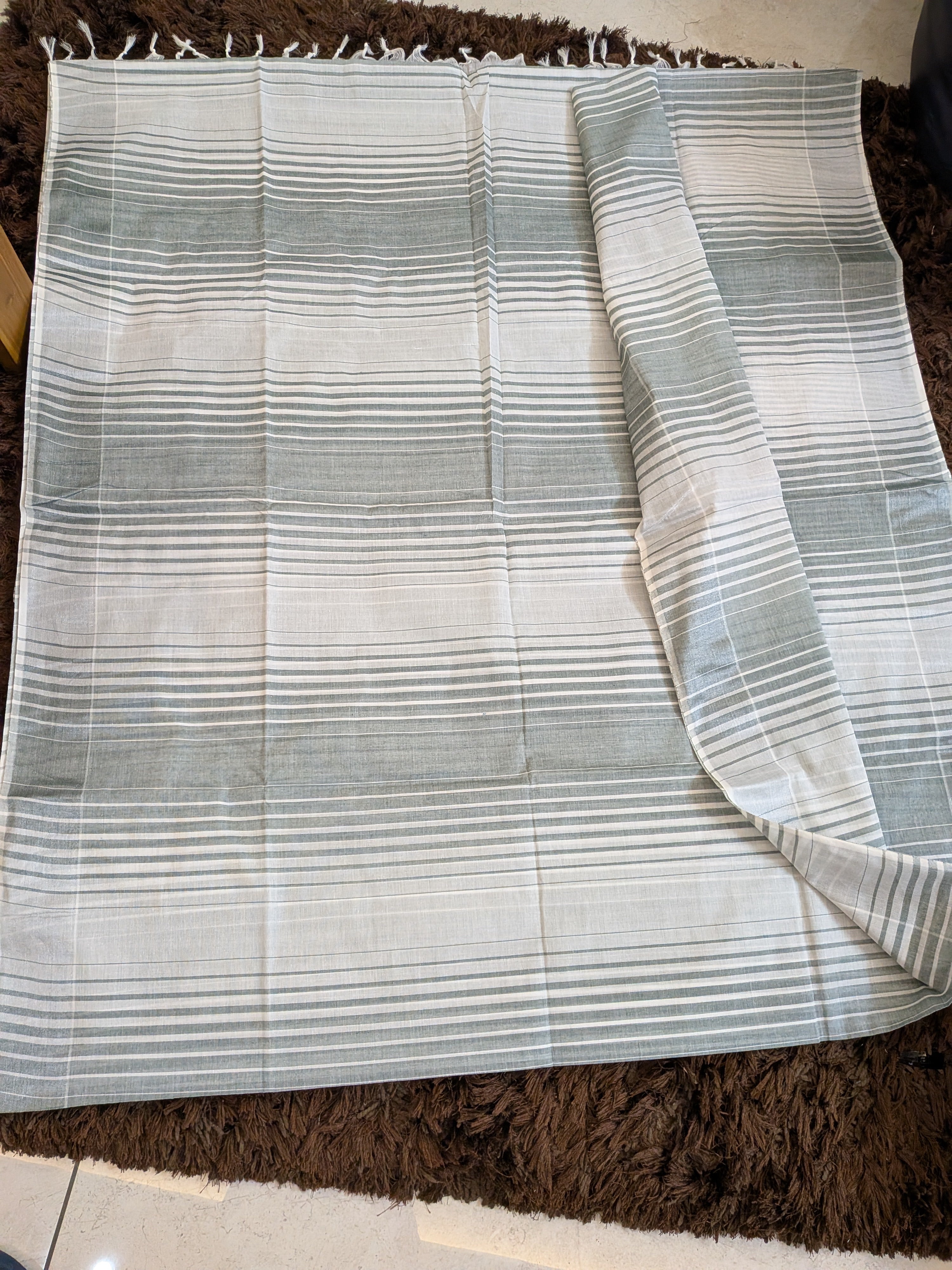 🤍 ANGELS WHITE – Pure Cotton Saree 🤍