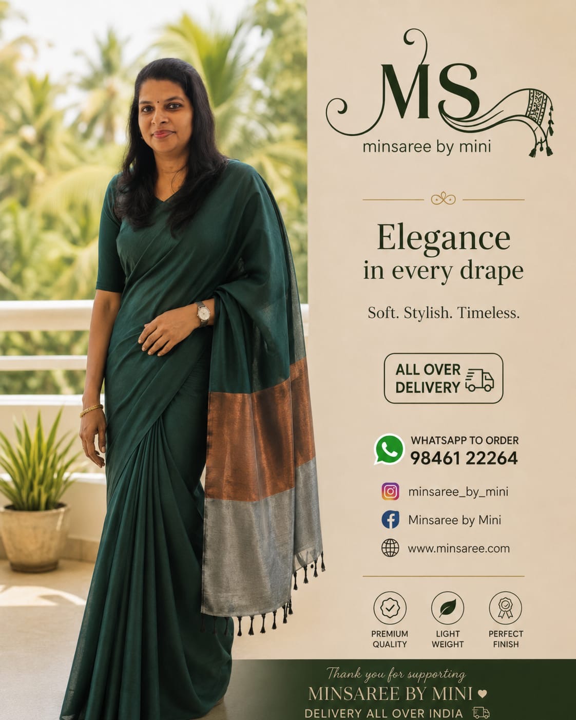 ✨ Elegance in Every Drape – Minsaree by Mini ✨