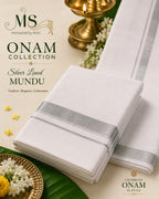 Silver Lined Men's Mundu