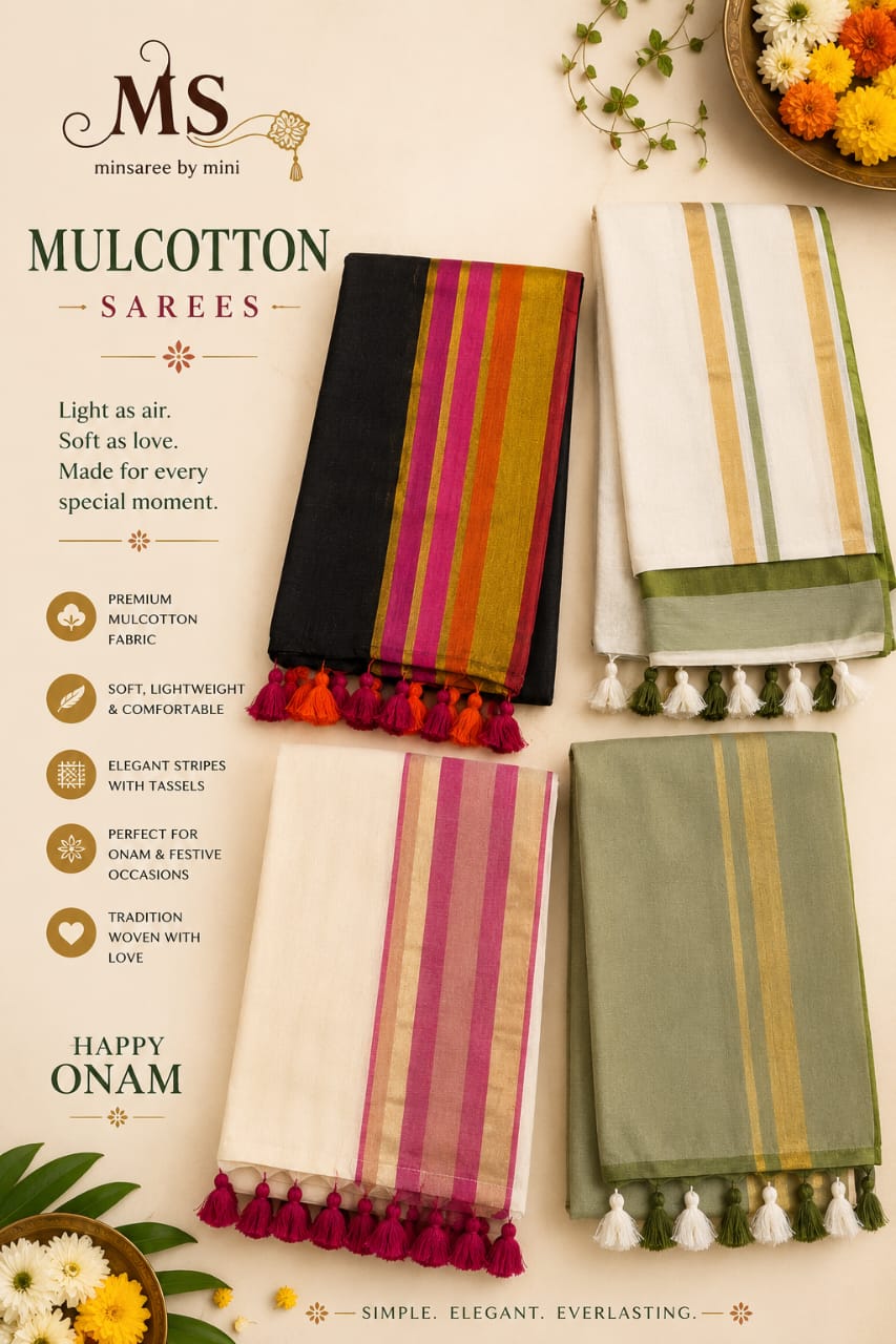Premium Mulcotton Sarees