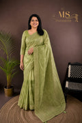 Vanya Sage Embellished Saree